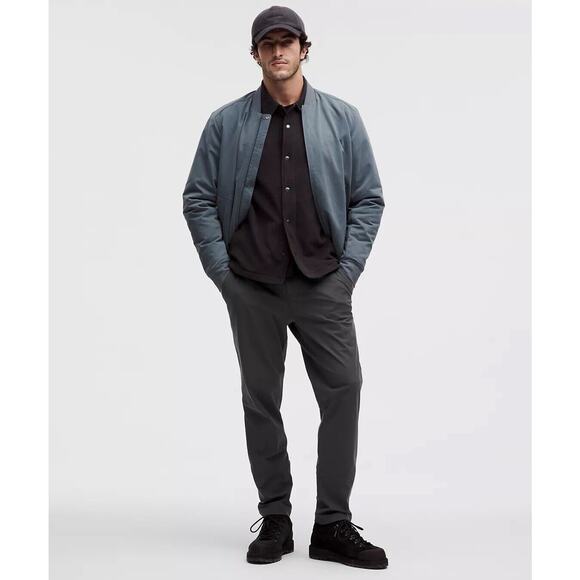 NWT $128 Lululemon ABC Classic-Fit 5Pkt Pants Trouser Warpstreme Obsidian 33x32 - Picture 1 of 11